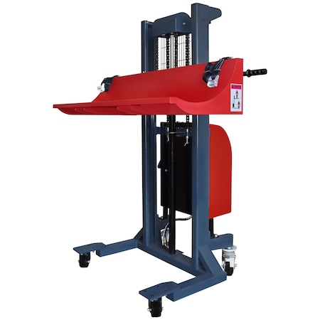 Pake Handling Tools Electric Roll Lifting Truck, 990lbs Cap., 19-3/5'' Roll Dia., 54-1/5'' Lift Height PAKER4515